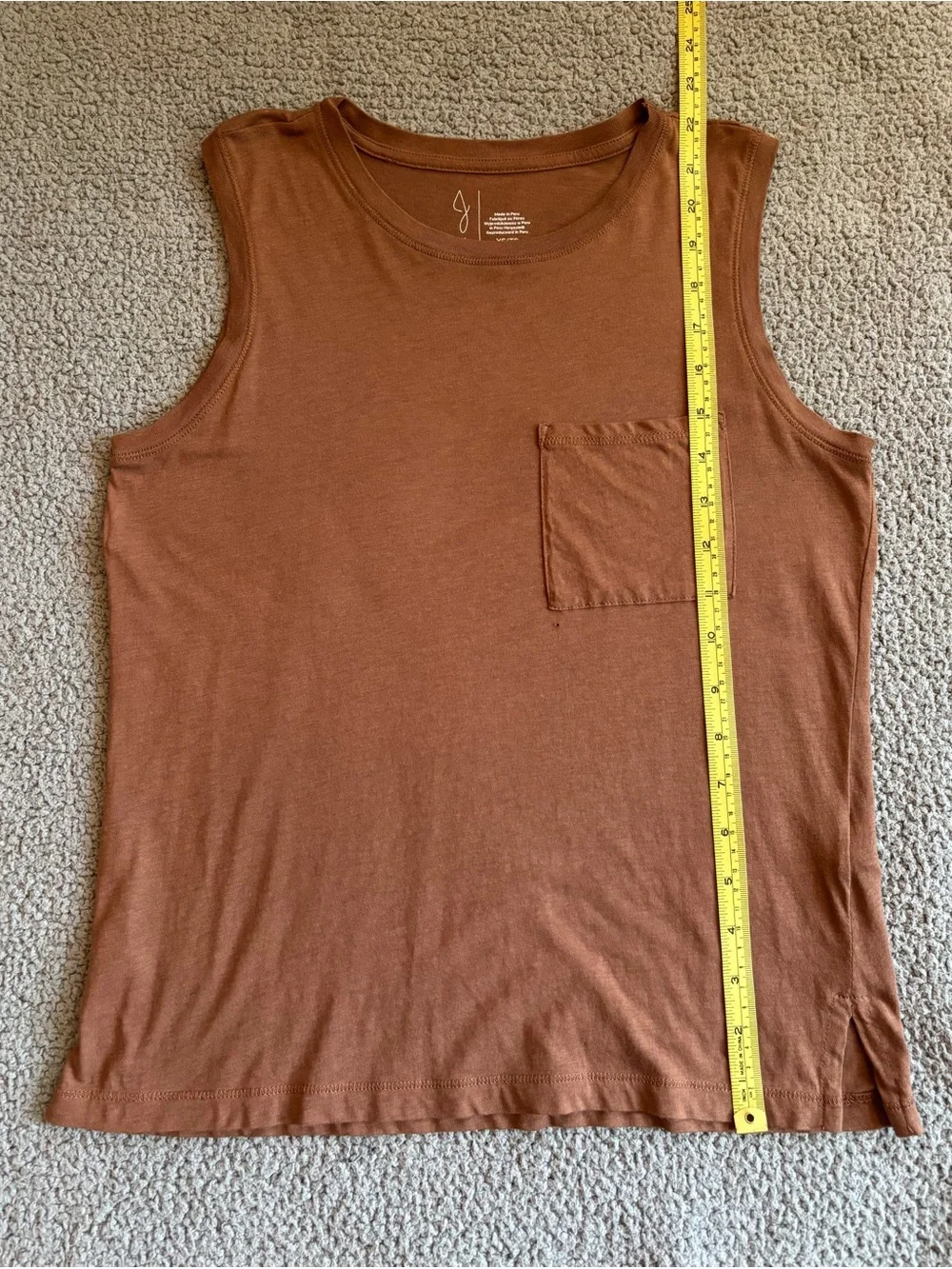 Cute Joie One Pocket Tank Top (Dusty Rose) - Picture 4 of 8
